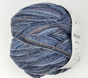 Rico Creative Melange Aran 200g - Denim Blue